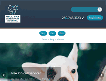 Tablet Screenshot of millbayvet.com